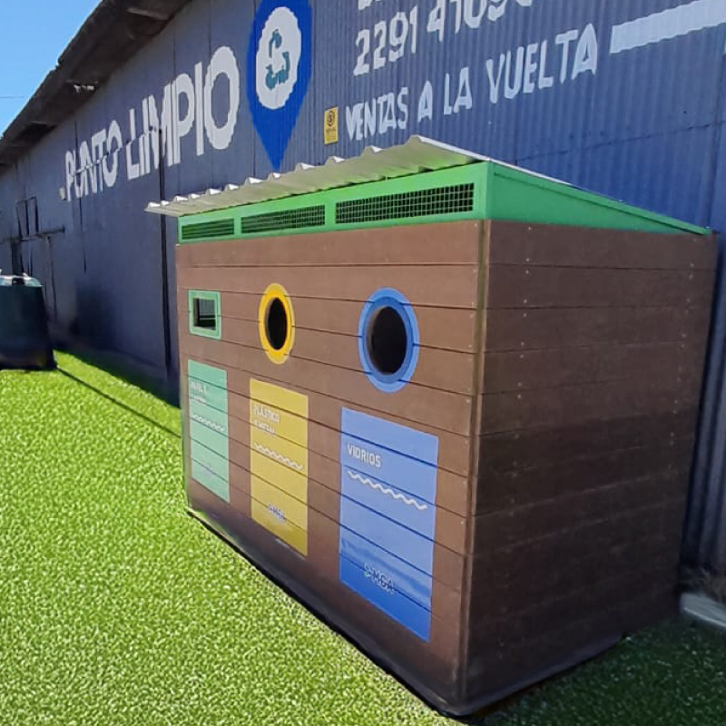 Puntos verdes para residuos 